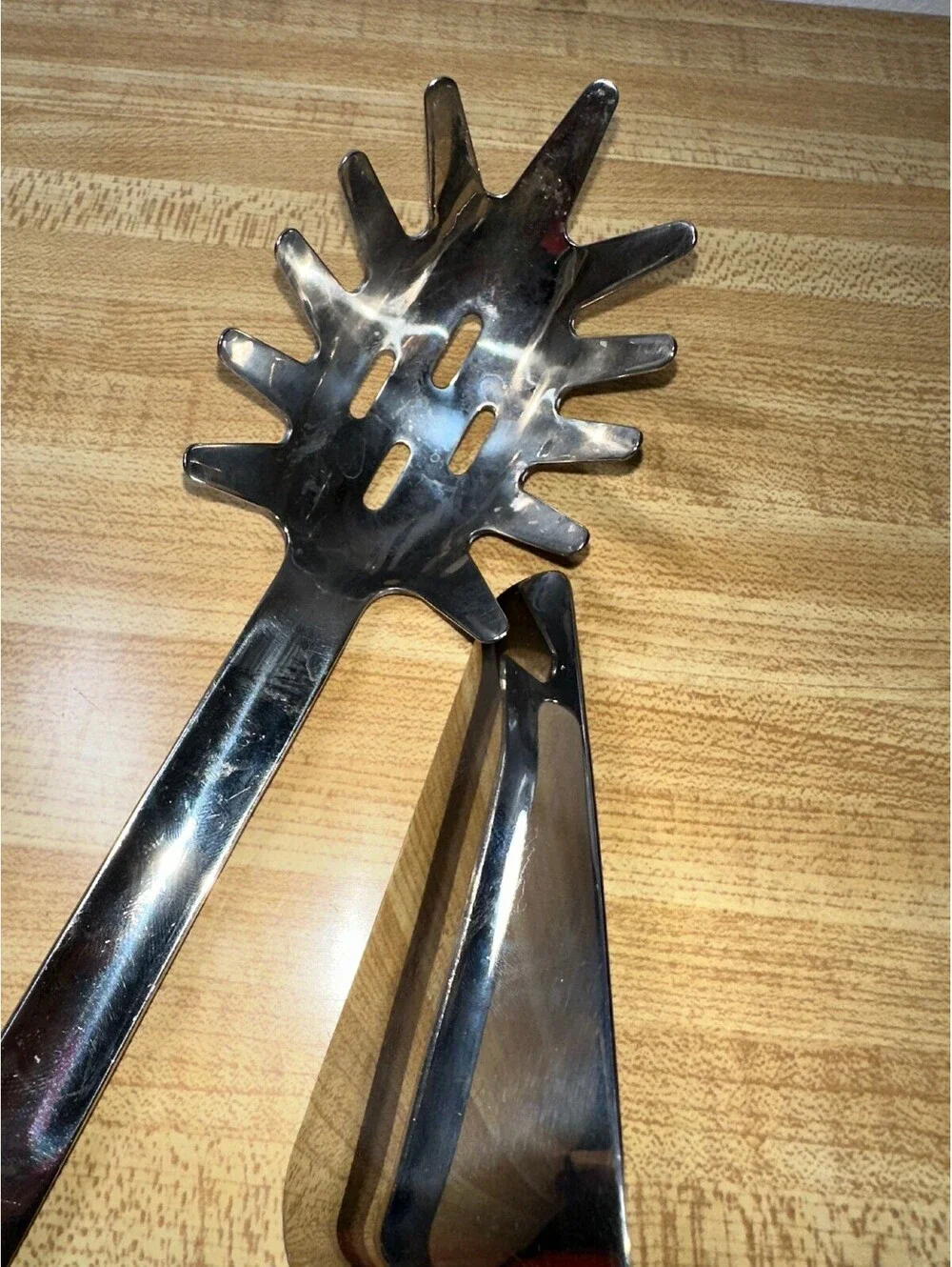 Vintage Serving Steel Utensils brass/copper-plated handles